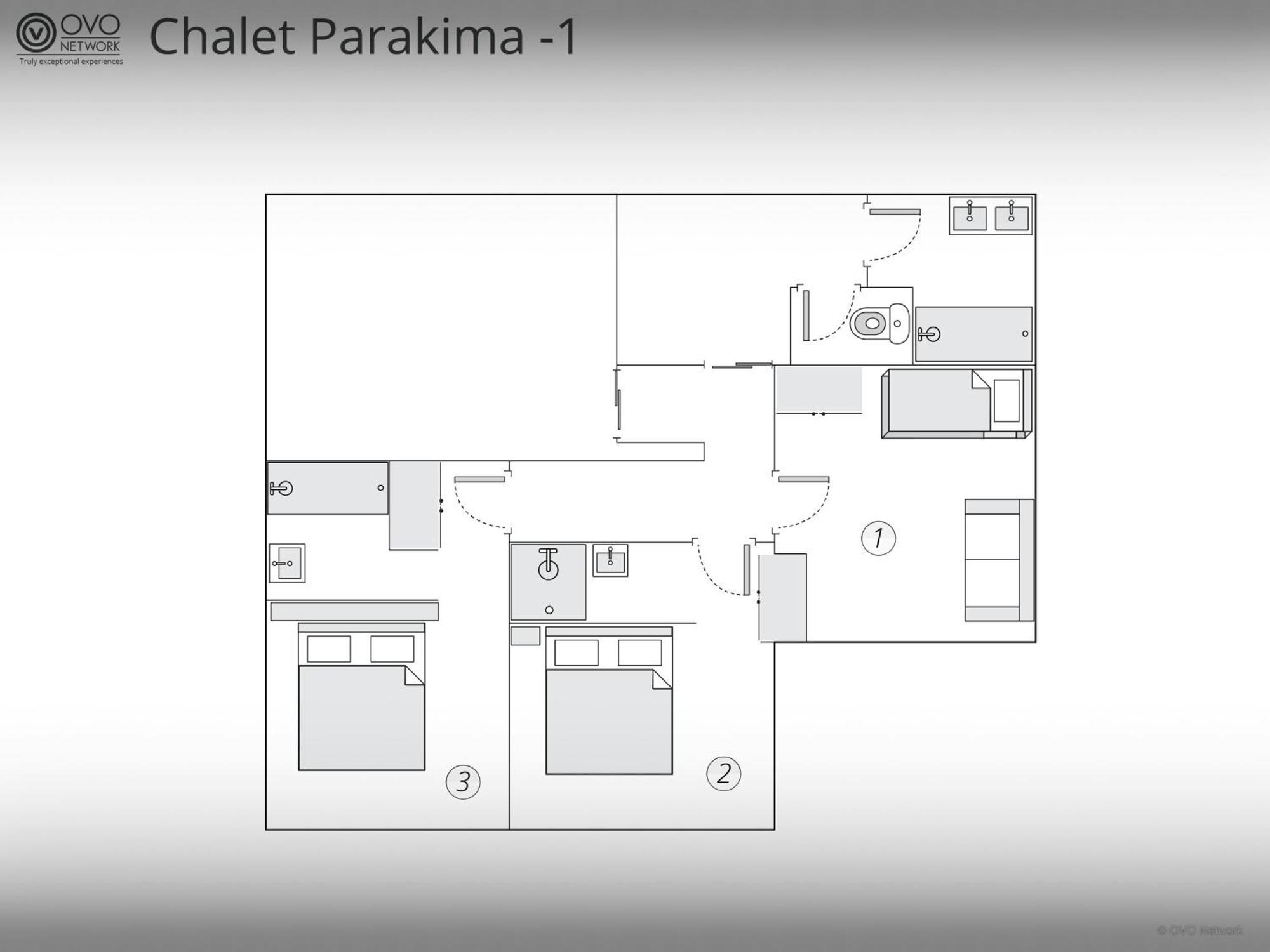 Chalet Parakima - Ovo Network Манигод Екстериор снимка